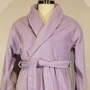 Victoria's Secret Lavender Full Lngth Terry Robe